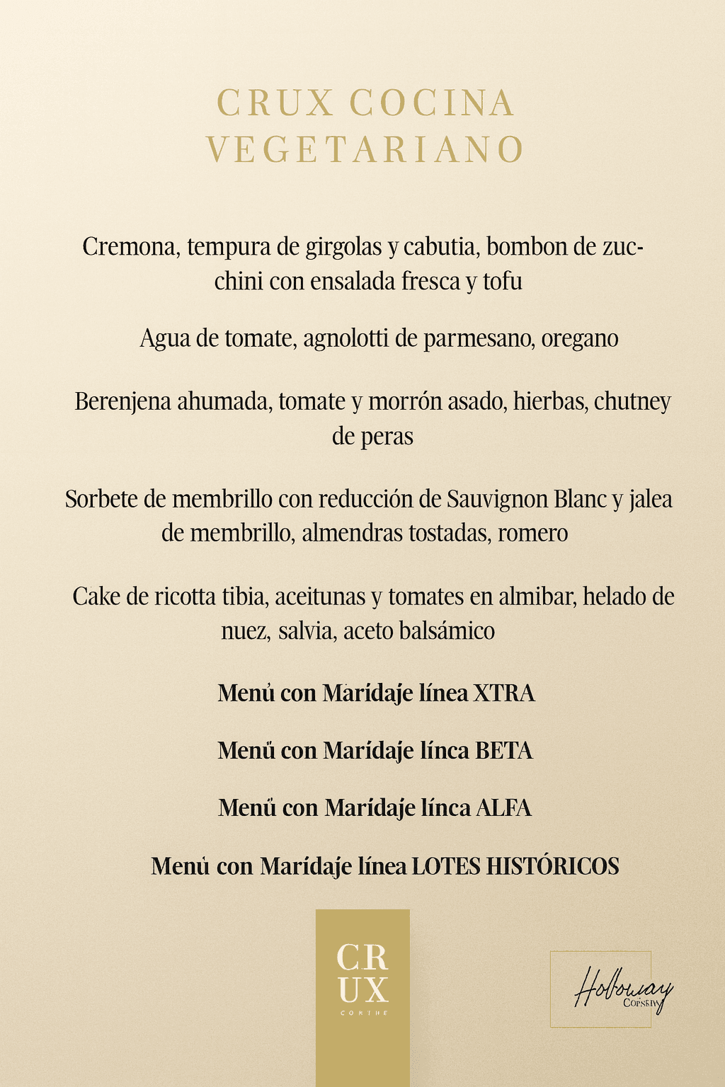 Crux Cocina Vegetariano