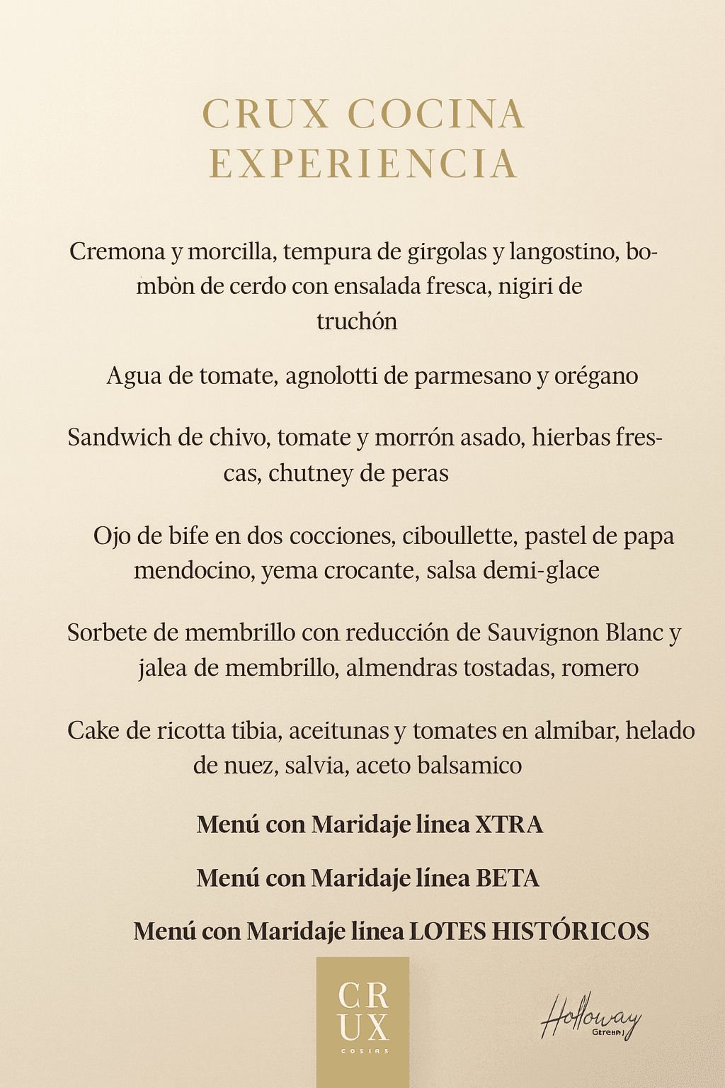 Crux Cocina Experiencia