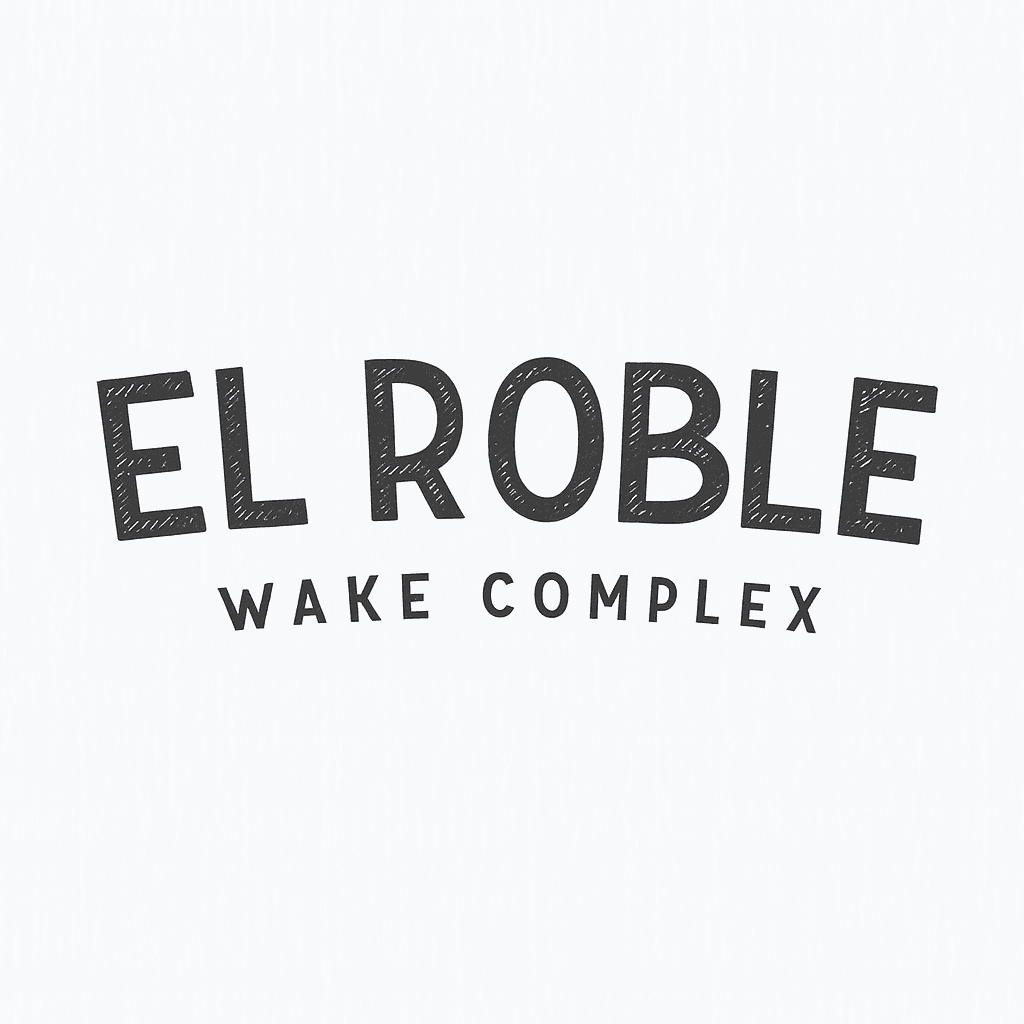 El Roble Wake Complex logo featuring bold black text on a plain white background.