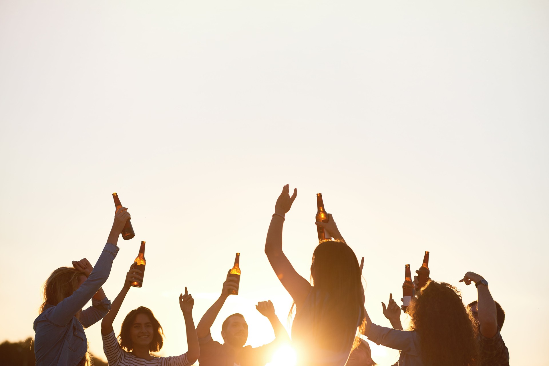 Energetic dance in open-air