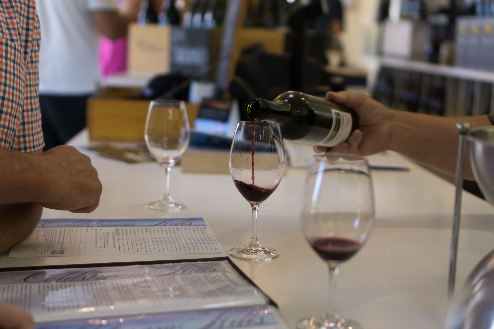 Degustación de vino en Australia